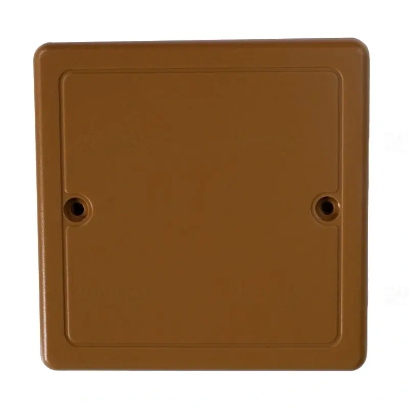 Dobozfedél/tető81x81mmvilágos barna szögletes, VLK 80/R SD Kopos Kiváló minőség