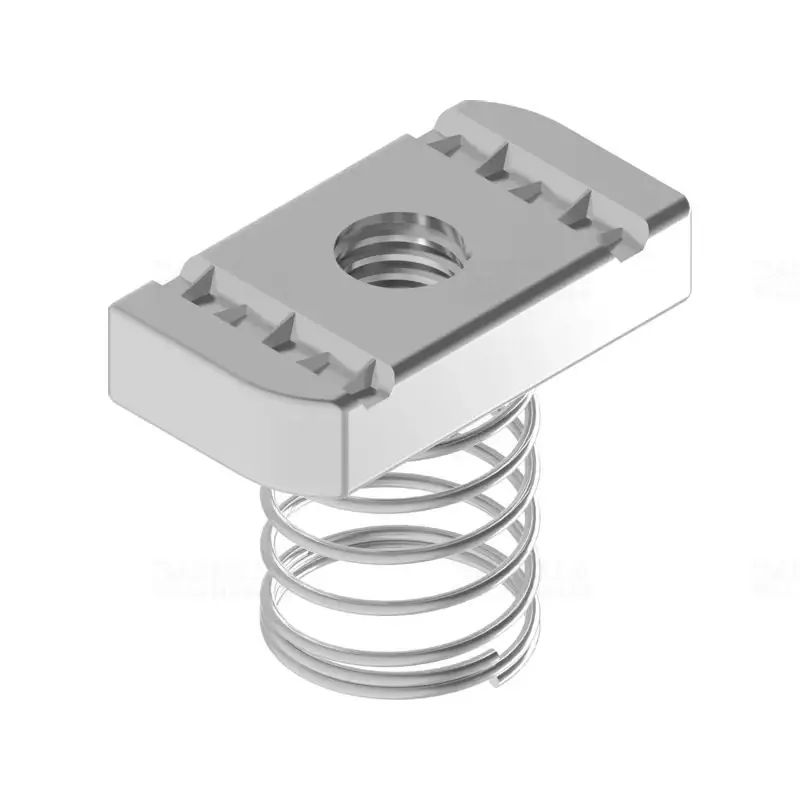 BAKS NRSM8/13 Csúszóanya rugóval profilsínhez M8 35x20mm 650350 Prémium