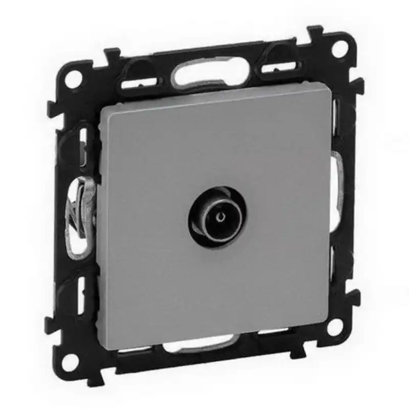 Legrand 753360 Valena Life TV aljzat, 10 dB, végzáró, alumínium Népszerű