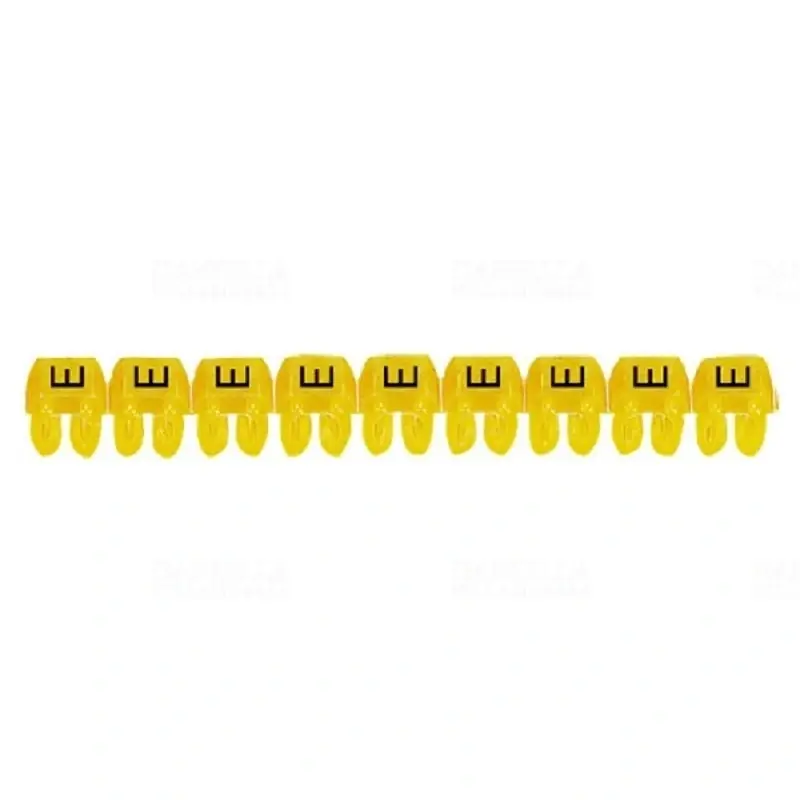 Legrand 038304 CAB3 0,5-1,5mm2 E Jelölő sárga Korlátozott ajánlat