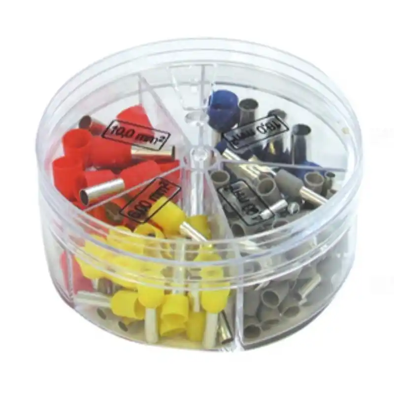 Újdonság Érvéghüvely készlet 2*0,75-2*2,5 iker, 200 db-os 270795 Haupa