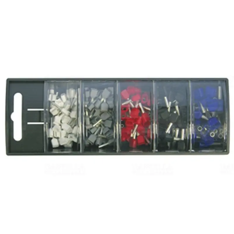 Érvéghüvely iker készlet2x0,5- 2,5 szigetelt, 225 db-os 270866 Haupa Pénzvisszafizetés