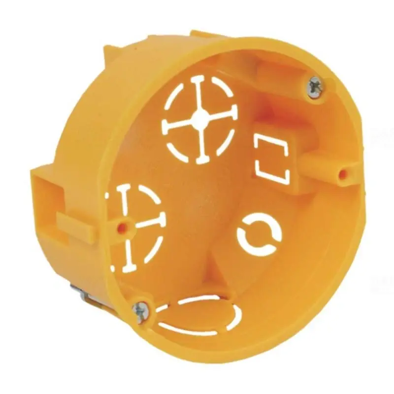 Gipszkarton doboz 1-es, d73mm, 34mm mély, sárga, univerzális KU 68/71L1 NA Kopos Kiárusítás