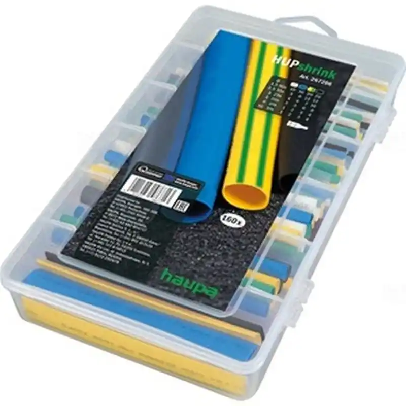 Autentikus Zsugorcsőkészlet, 2:1, színes, 160 db-os Haupa 267206