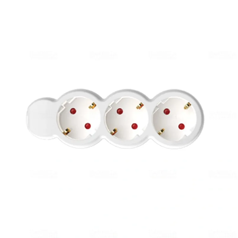 Hálózati elosztó 3db aljzat 3fm vezetékkel, fehér NV 3-3/WH/1,5 Somogyi Prémium