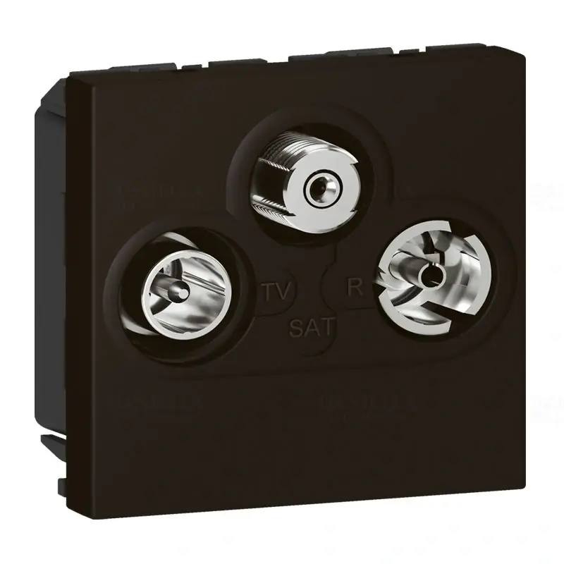 Biztonságos fizetés Legrand 079186L Program Mosaic TV-R-SAT csatlakozóaljzat, matt fekete