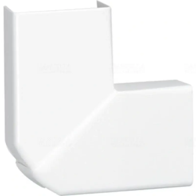 Eredeti Legrand 075642 DLP kanyarelem bepattintható kábelcsatornához 90°, 105x50mm, fehér