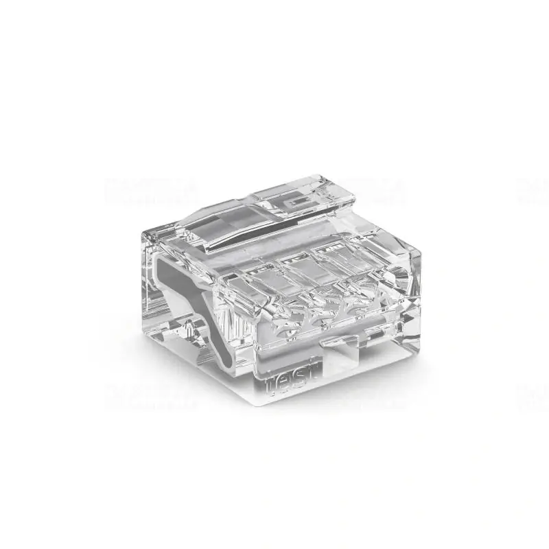 WAGO 243-144 MICRO PUSH WIRE vezetékösszekötő tömör vezetékeknek, átlátszó Újdonság