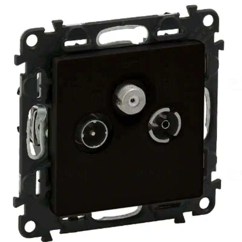 Valena Life 756364 TV/RD/SAT aljzat végzáró, 10 dB fekete Legrand Népszerű