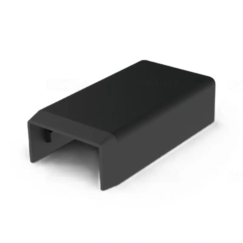 Pénzvisszafizetés Végzáró LHD 20x10 vezetékcsatornához fekete, 8921 FB Kopos