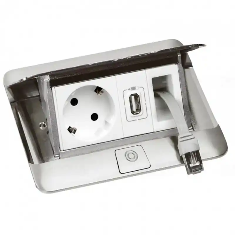 Kedvezmény Legrand 654000 Pop-up doboz, üres, 4 modulos, rozsdamentes acél