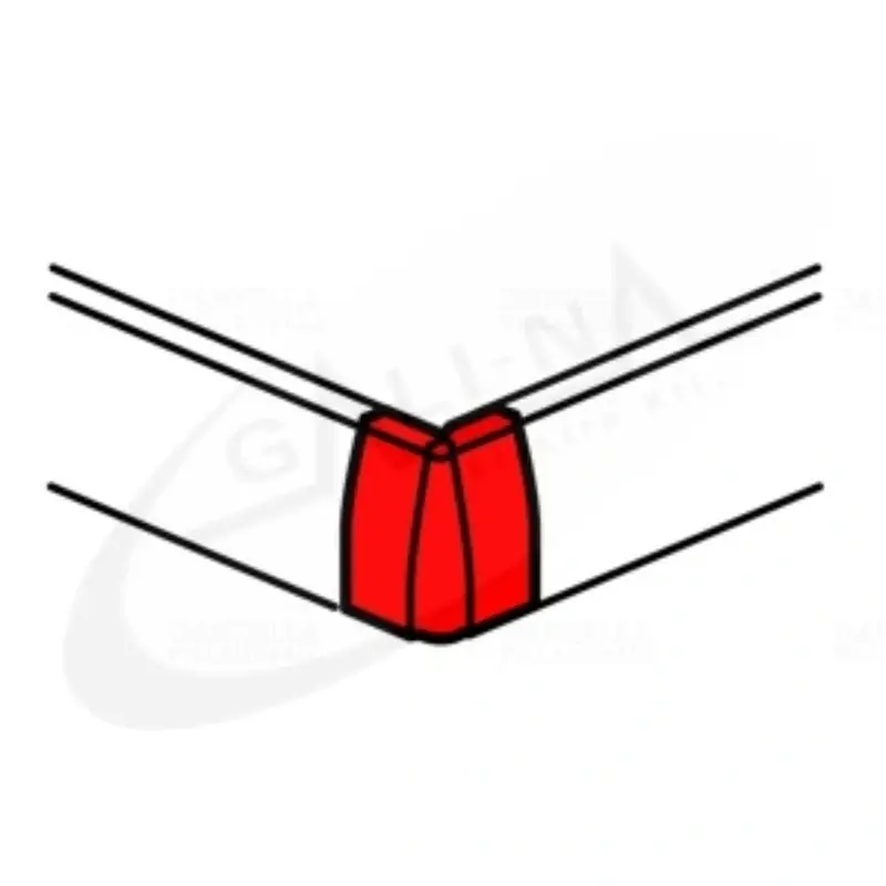 Prémium Legrand 638182 DLP eco mini külső könyök 40x40mm