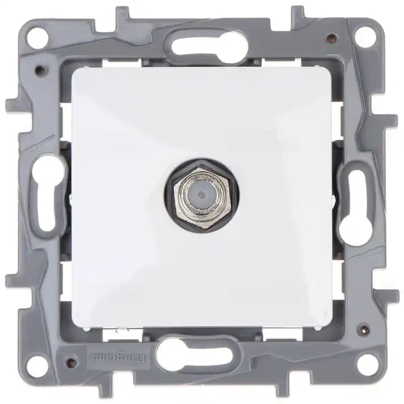 Legrand 764549 Niloé TV aljzat, F-F, végzáró (1 dB), fehér Olcsó