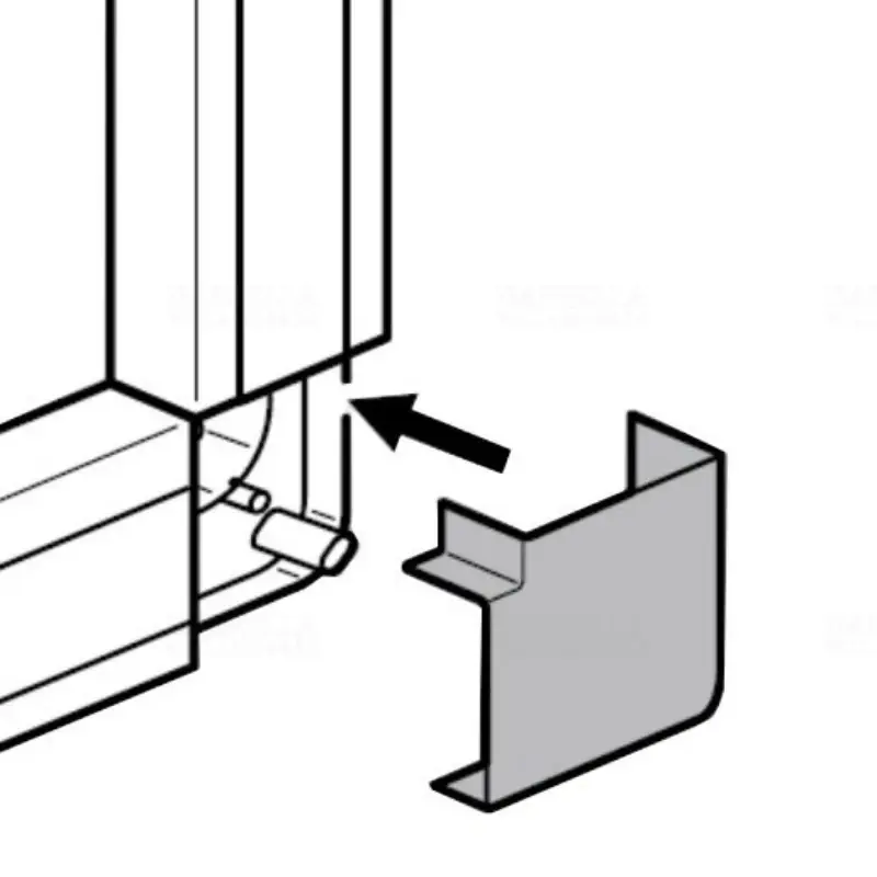Legrand 638103 DLP eco mini kanyarelem 15x10mm Gyors szállítás