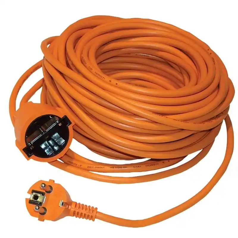 Legjobb ár FLEXO lengő hosszabbító MT vezetékkel 10fm, 3x1,5mm2 + CSF narancs UH10 Tracon