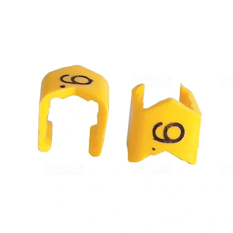 Kiváló minőség Kábeljelölő szám 8-as pattintós 1,5-4mm2(J158P) Tracon