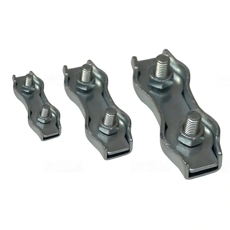 Akció Sodronyszorító bilincs, dupla, acél d=8-9mm, M6BSZ2-8 TRACON