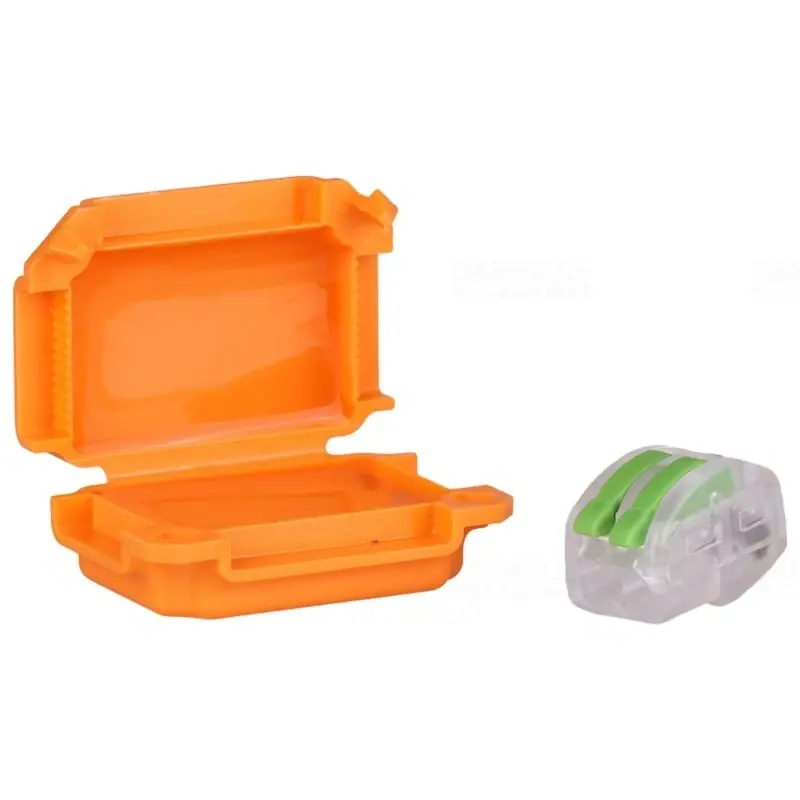 Vízálló műanyag doboz, narancssárga41x28x19mm, IPX8 BOXW1 Tracon Kiváló minőség