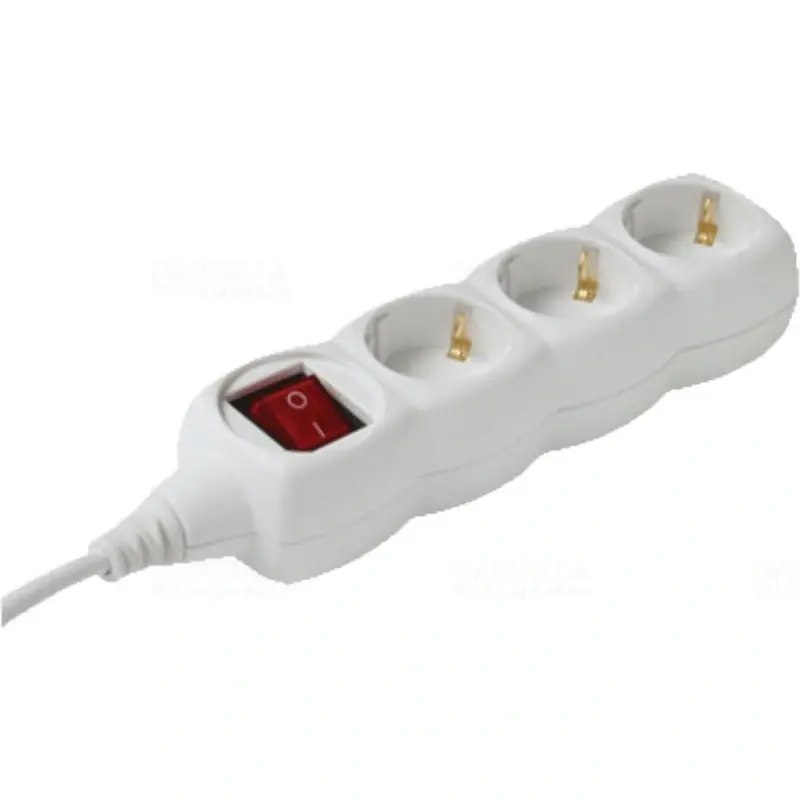 Hálózati elosztó, szerelhető, kapcsolós, 3 aljzat NV 03K Somogyi Alacsony ár