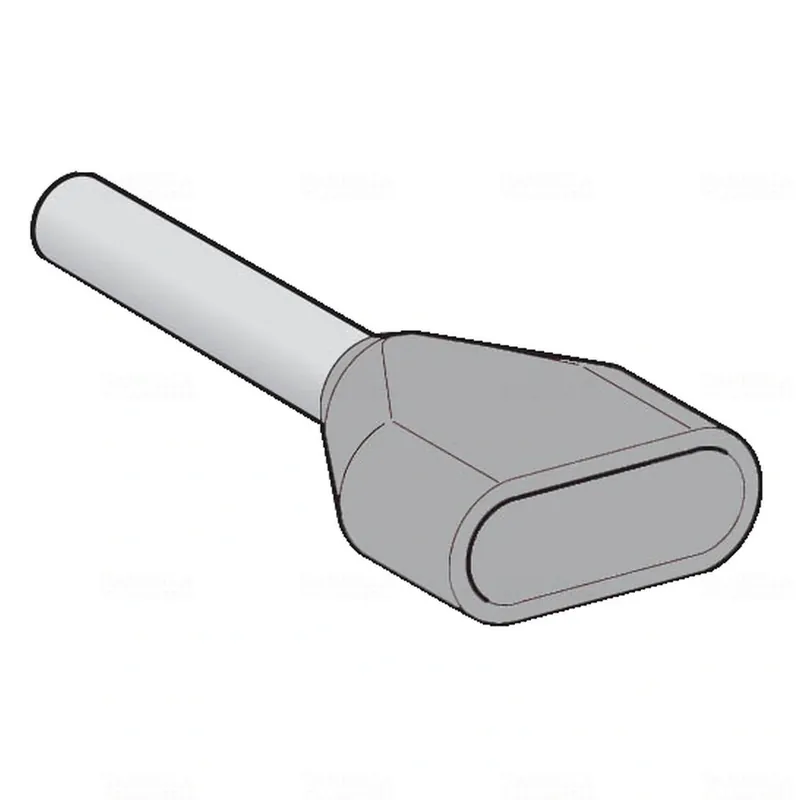 Dupla érvéghüvely 2x2,5 mm2 NFC 1x50db adagolóban szürke L=18,5mm AZ5DE025 Schneider Ingyenes szállítás