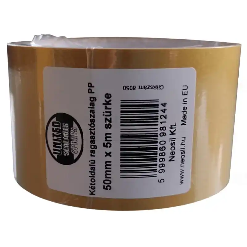 United Sealants kétoldalú ragasztó 50mmx5m PP 8050 Ingyenes szállítás