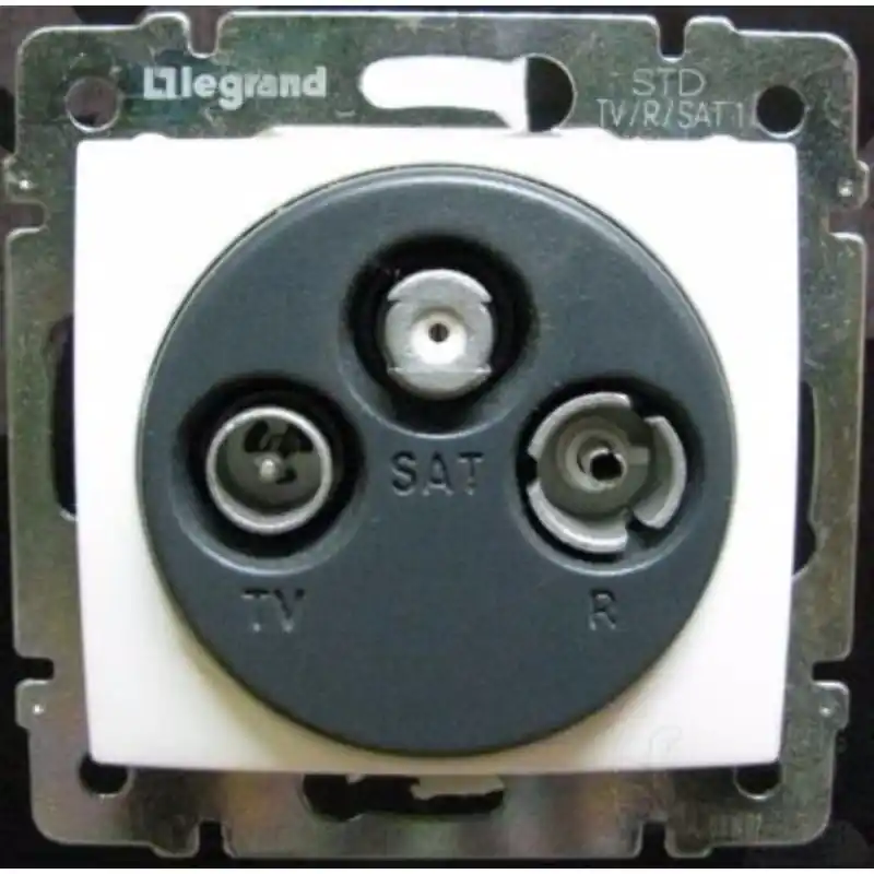 Kiárusítás Legrand 774437 Valena TV/RD/SAT aljzat, átmenő, 14 dB, fehér