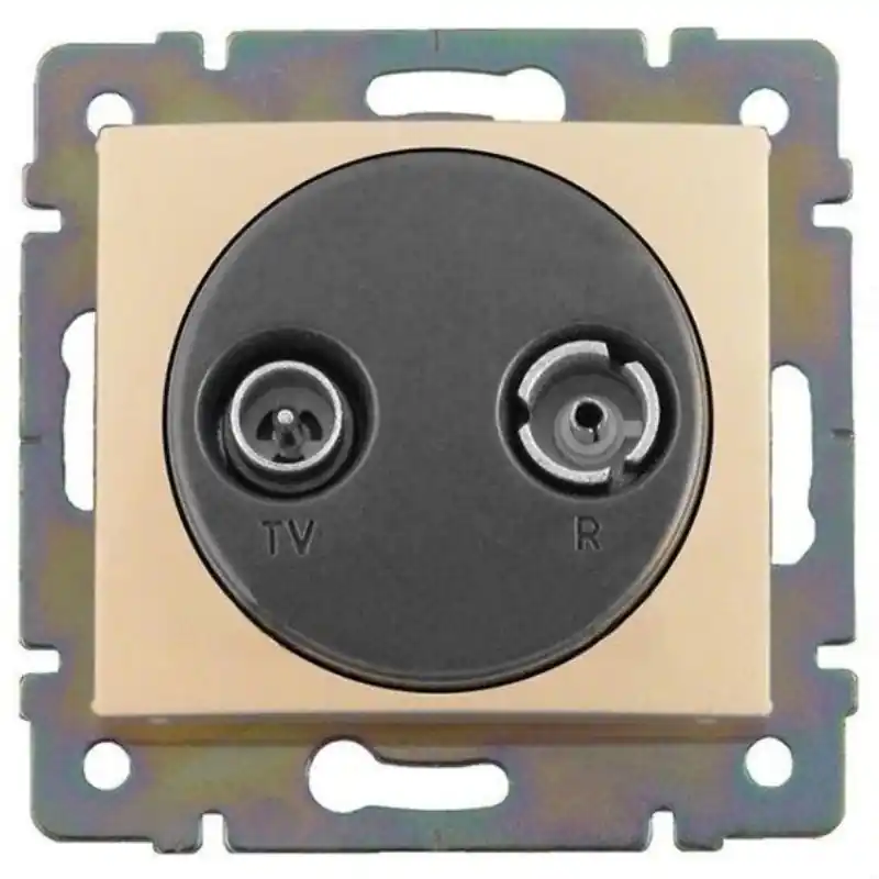 Csak ma Legrand 774334 Valena TV/RD aljzat, átmenő, 14 dB, elefántcsont