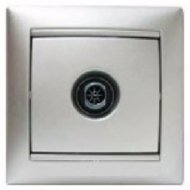 Legrand 770130 Valena TV aljzat végzáró, 10 dB, alumínium Újdonság