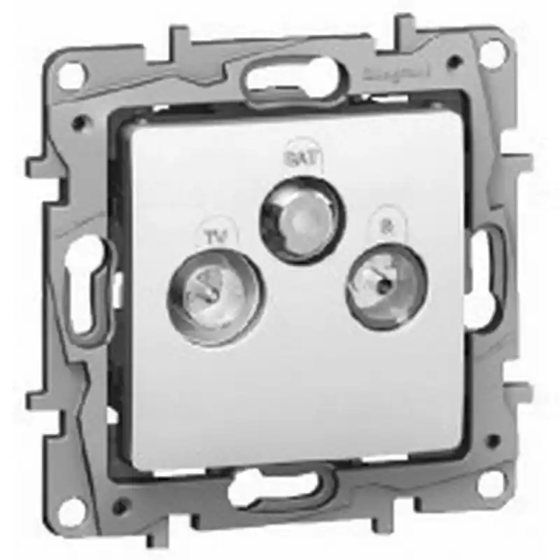 Prémium Legrand 764564 Niloé TV-RD-SAT 14dB átmenő, fehér