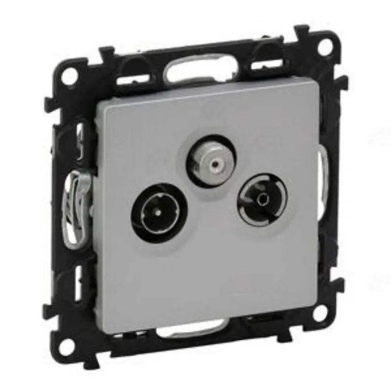 Népszerű Legrand 753365 Valena Life TV/RD/SAT aljzat, 14 dB, átmenő, alumínium