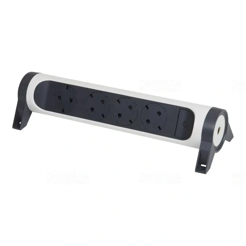 Gyors szállítás Legrand 694544 Premium hálózati elosztó 4db aljzat vezeték nélküli, kapcsolóval, falra szerelhető, forgatható, fehér