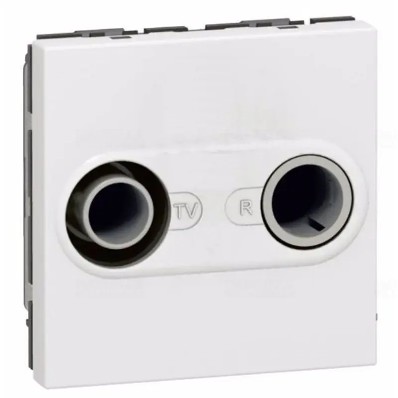 Legrand 078783 Program Mosaic TV-RD végzáró 1,5dB, 2 modulos, fehér Ingyenes szállítás