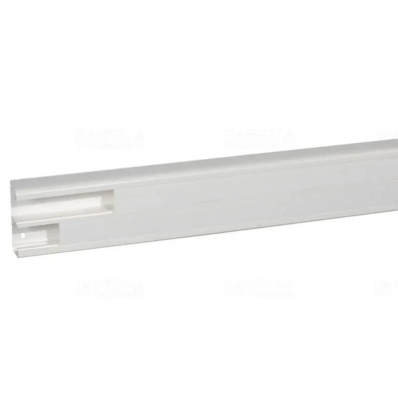 Biztonságos fizetés Legrand 075702 DLP antimikrobiális kábelcsatorna 130x50mm, hajlékony fedéllel, 2 rekeszes, fehér