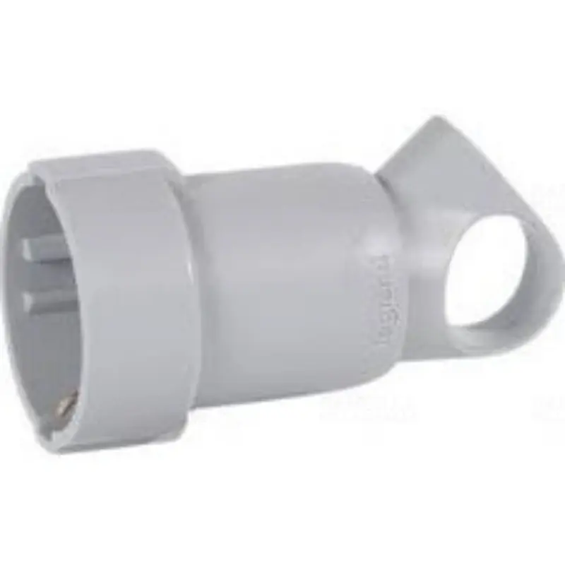 Legrand 050325 Földelt csatlakozódugó kiemelővel, hátsó bekötésű, szürke Vedd meg most