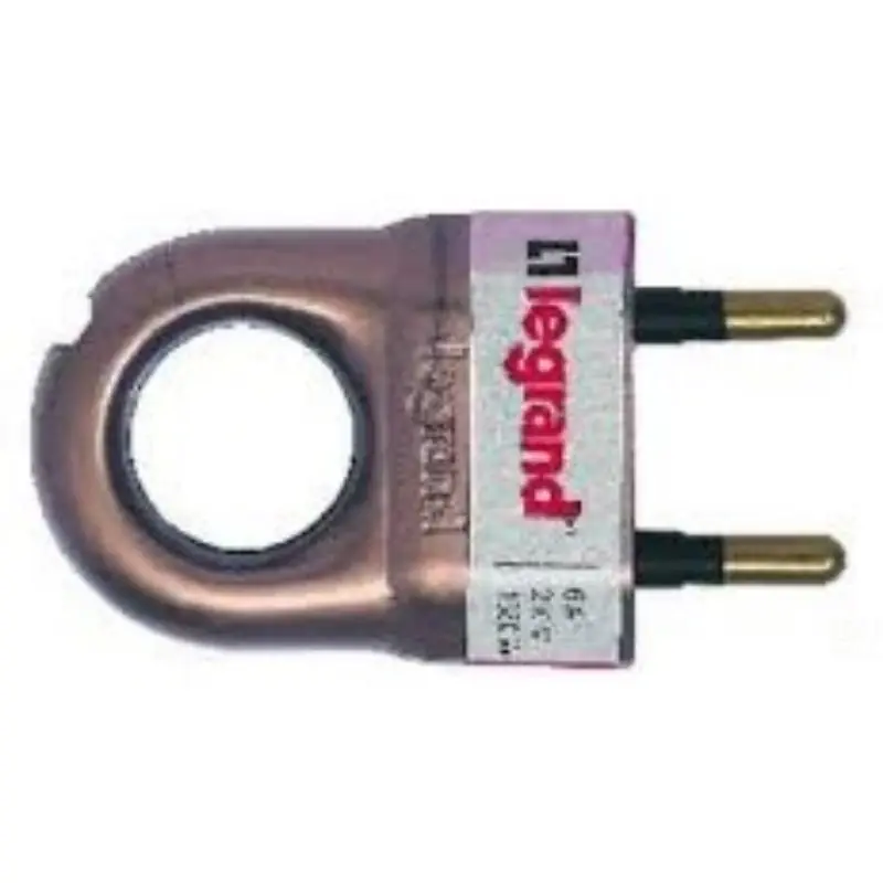 Legrand 050164 2P csatlakozódugó 6A, bronz műanyag, földeletlen Kedvezmény