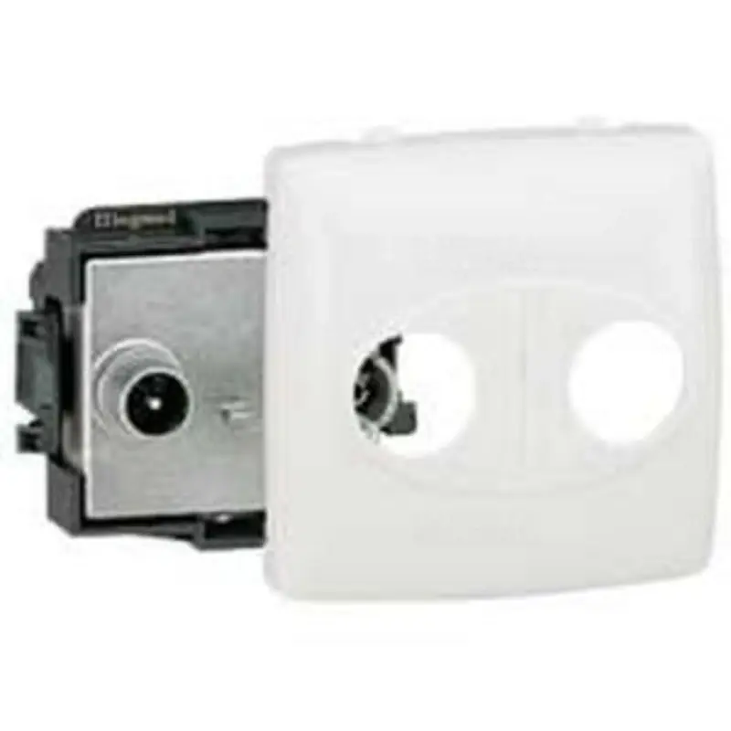 Vedd meg most Legrand 086145 Oteo TV-RD aljzat, végzáró falon kívüli, keret nélkül, fehér