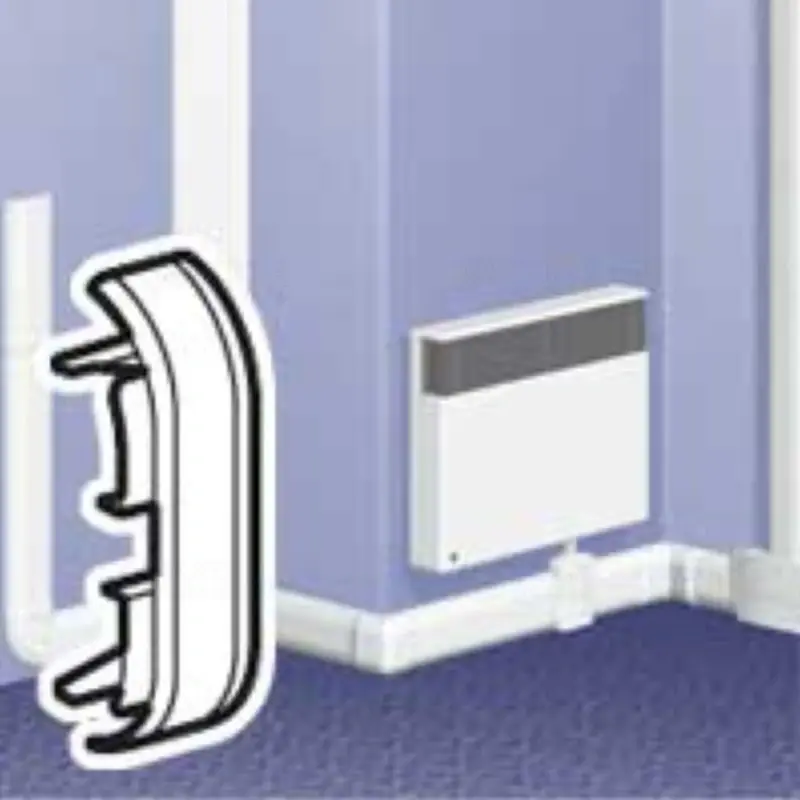 Kiváló minőség Legrand 033744 DLP padlószegély végzáró 80x20mm csatornához