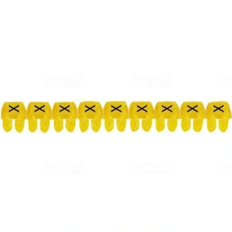 Legrand 038383 CAB3 4-6mm2 X Jelölő sárga Kiváló minőség