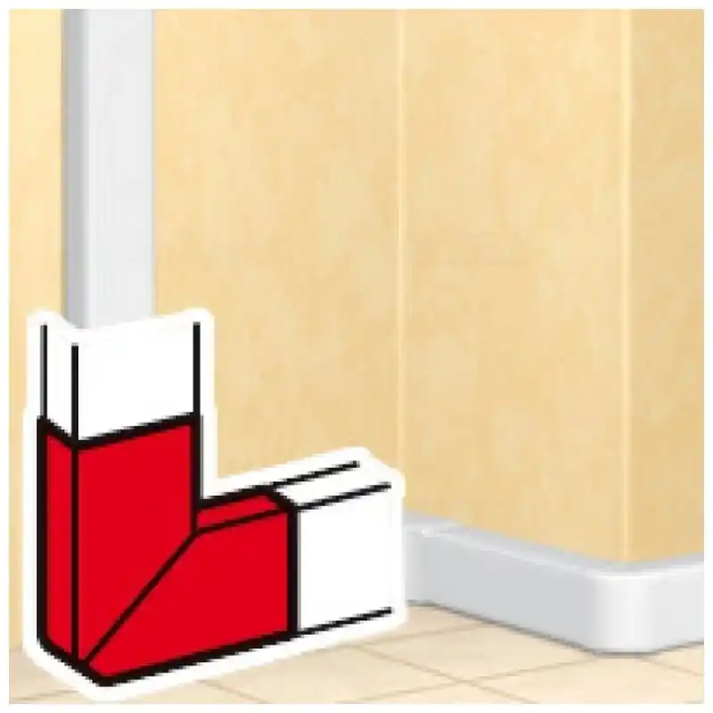 Legrand 010792 DLP kanyarelem 195x50mm csatornához Népszerű