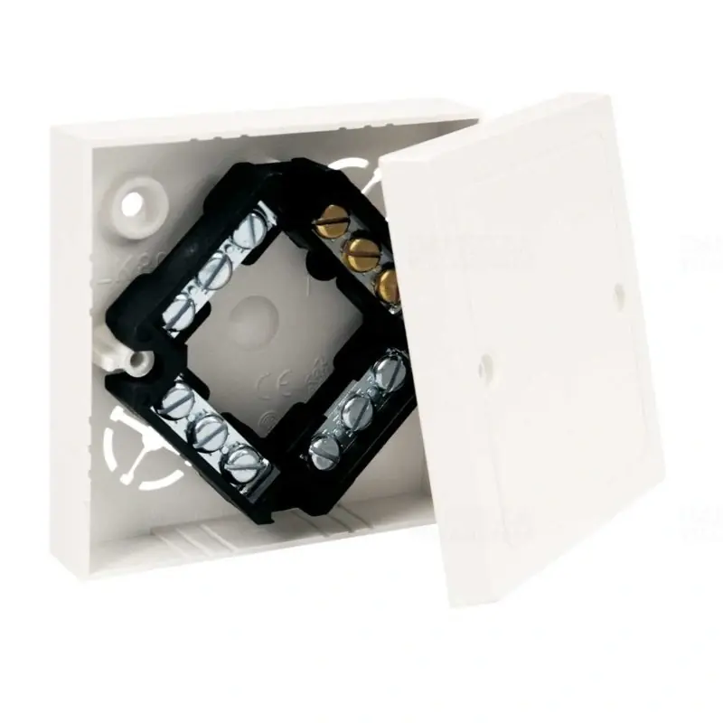 Alacsony ár Dobozfedél/tető80,5x80,5mm LK 80X16 T és LK 80X28 T-hez fehér kerekített, VLK 80/T HB Kopos