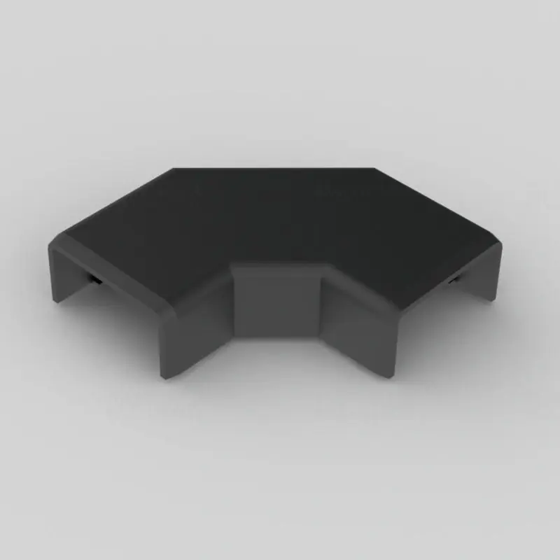 Legjobb ár Sarok takaró LHD 20x10 vezetékcsatornához fekete, 8923 FB Kopos