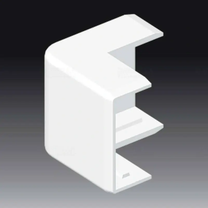 Csak ma Külső sarok LHD 40x20 vezetékcsatornához fehér halogénmentes, 8636HF HB Kopos