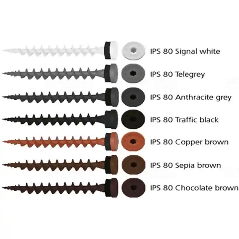 Nikecell, szigetelőanyag csavar rézbarna RAL 8004 9CO80IPS Apolo/Celo Autentikus