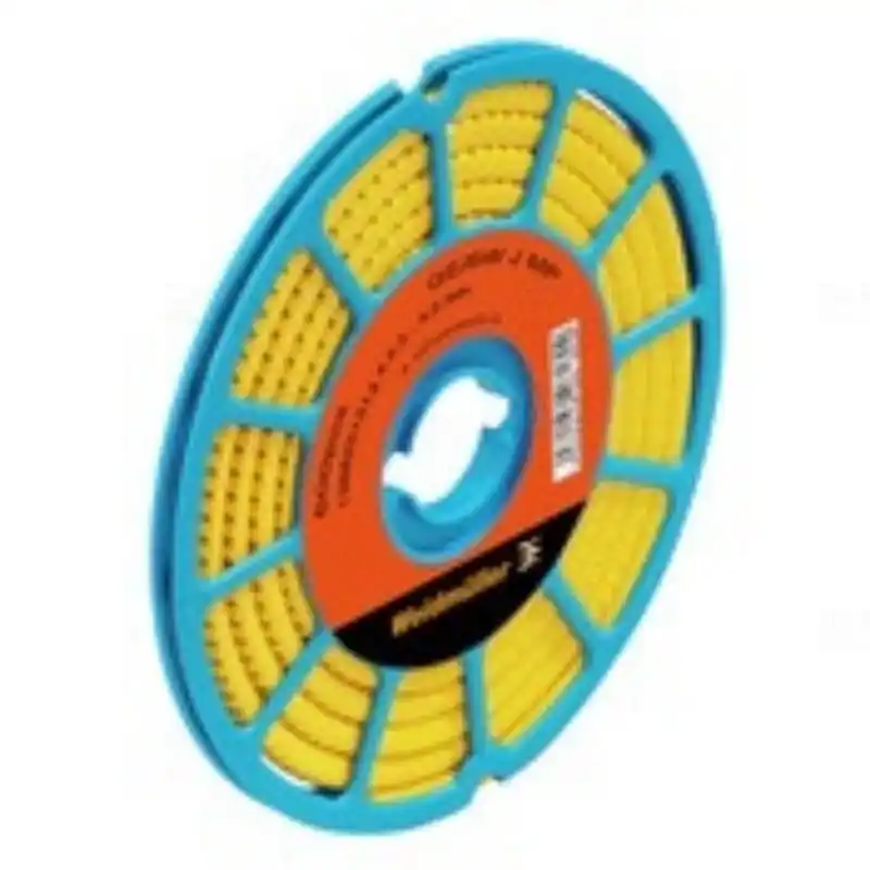 Vezeték és kábeljelölő szám 4 sárga CLI C 1-3 GE/SW 4 CD 1568251514 Weidmüller Kedvezmény