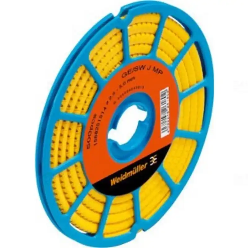 Ingyenes szállítás Vezeték és kábeljelölő szám 3 sárga CLI C 1-3 GE/SW 3 CD 1568251511 Weidmüller