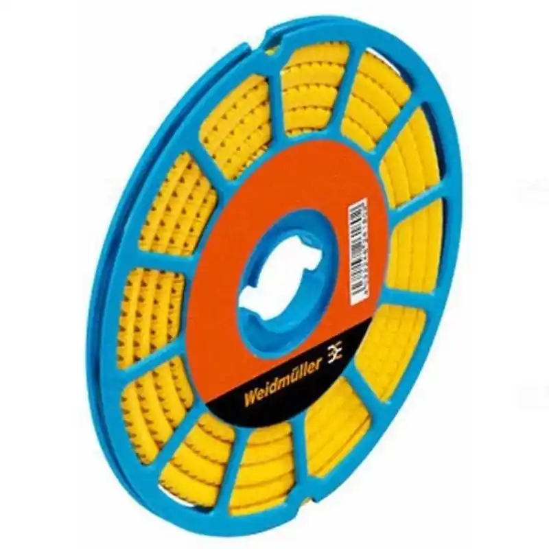Vezeték és kábeljelölő szám 0 sárga CLI C 1-3 GE/SW 0 CD 1568251502 Weidmüller Gyors szállítás