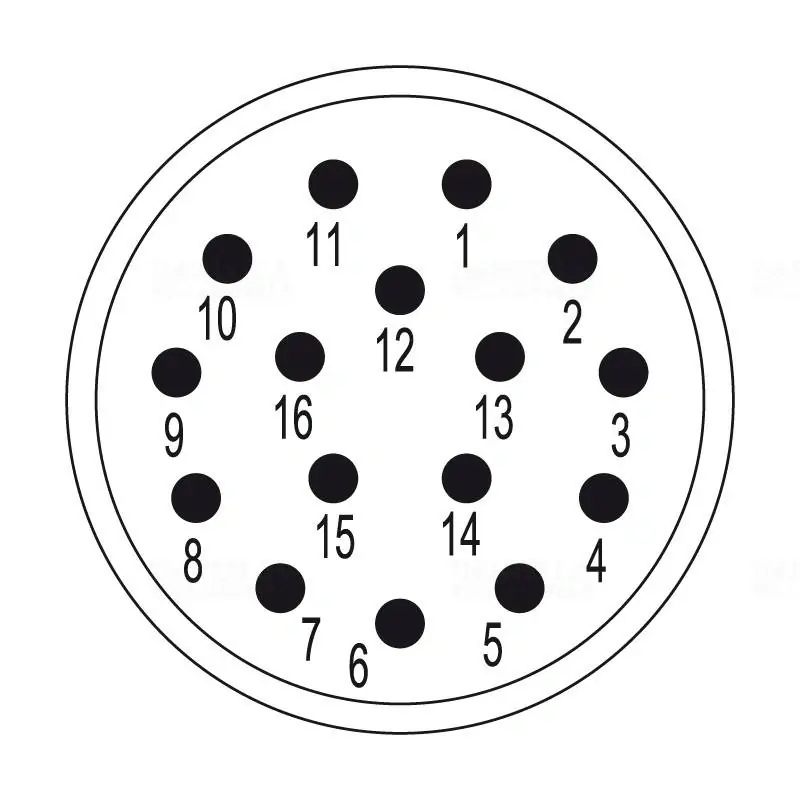 Legjobb ár Érzékelő-/beavatkozó dugaszolható csatlakozóhoz betét SAI-M23-SE-16 1170080000 Weidmüller