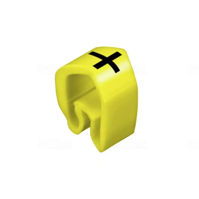 Vezeték és kábeljelölő, felirattal (+) sárga CLI C 2-4 GE/SW + MP 0251311738 Weidmüller Eredeti