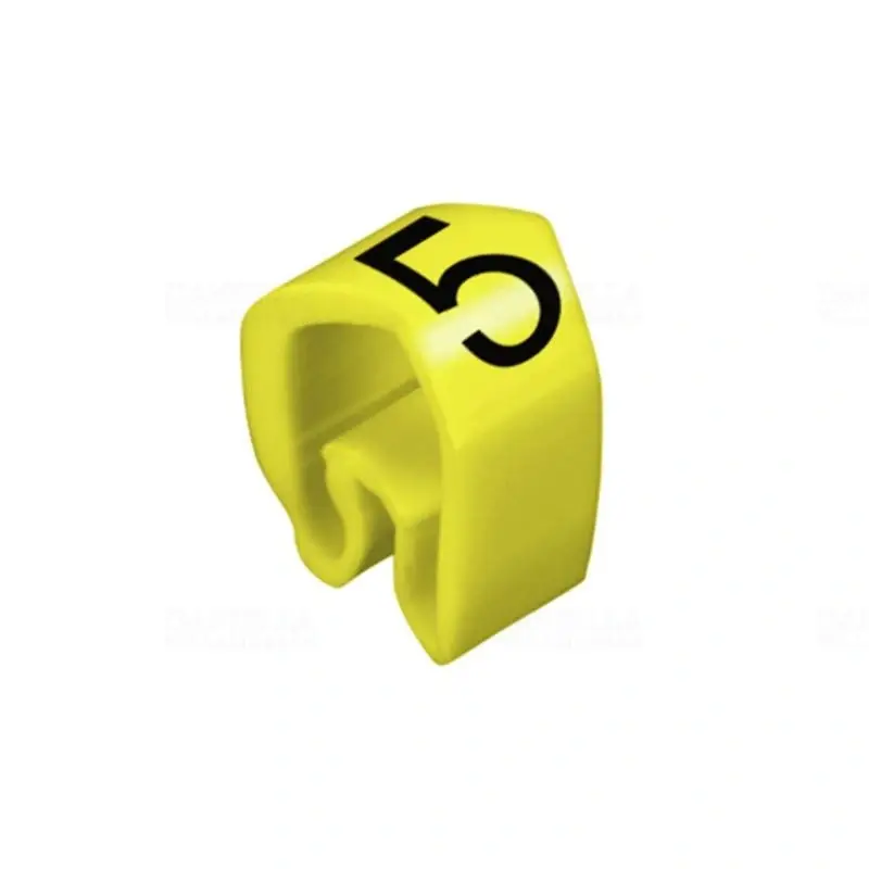 Kiváló minőség Vezeték és kábeljelölő szám 5 sárga CLI C 2-4 GE/SW 5 MP 0251311517 Weidmüller