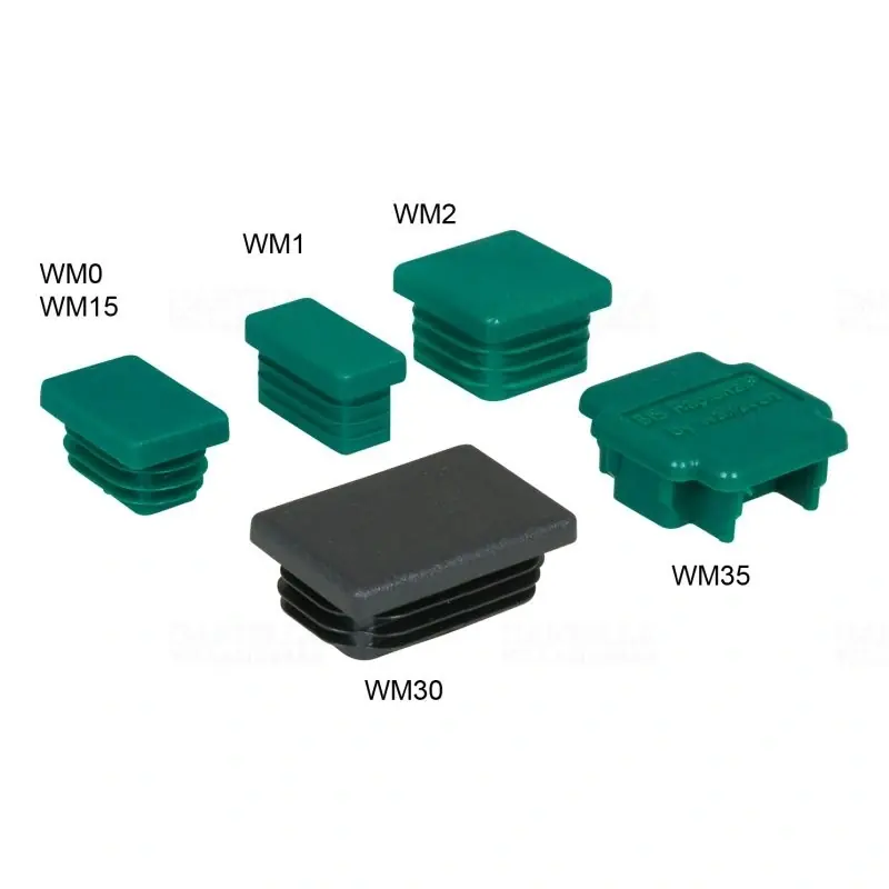 Kiárusítás Műanyag végdugó zöld WM2 30x30mm 6566002 Walraven